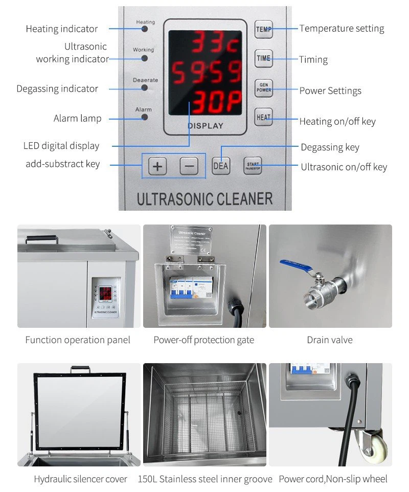 100l Industrial Ultrasonic Cleaner