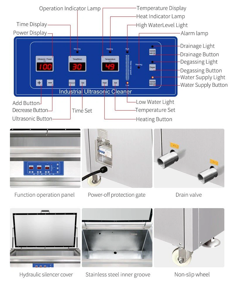 Industrial Ultrasonic Tank With Lifting System